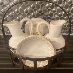 Pottery Barn Juliette Cruet Oil &Vinegar Dispenser